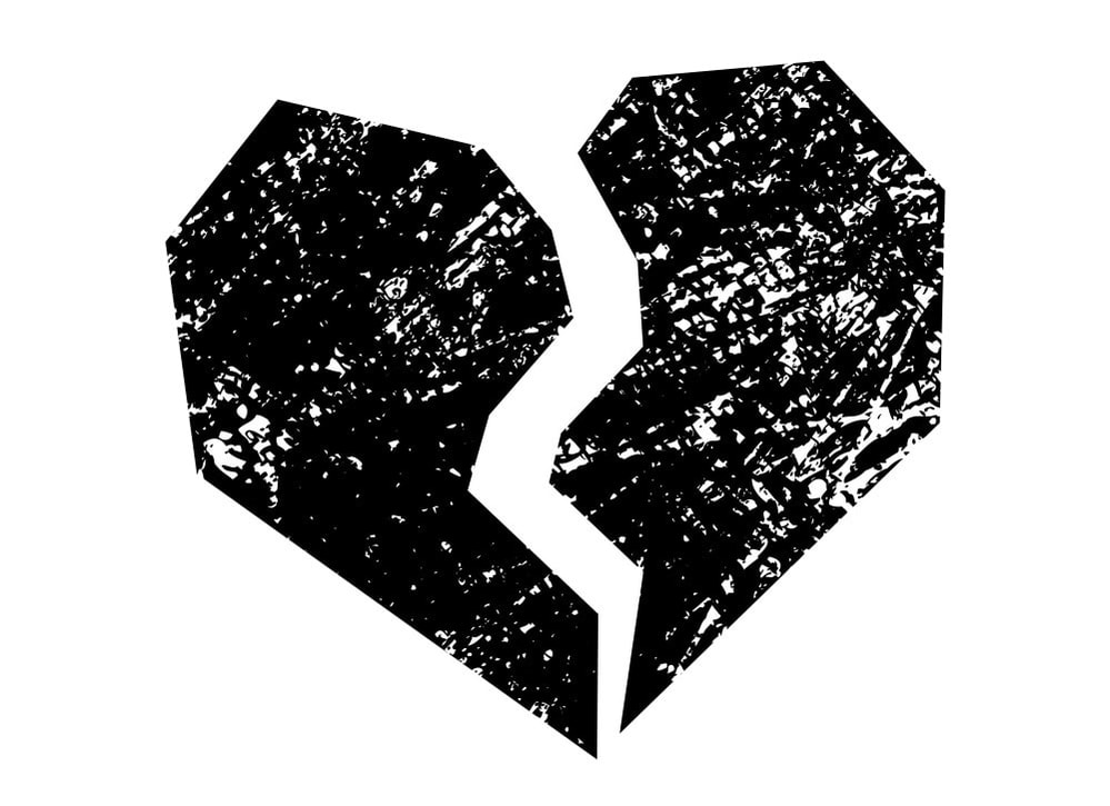 Broken Heart Logo Mark