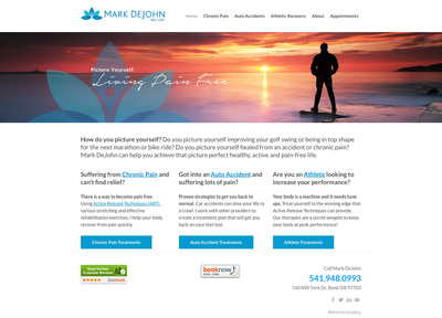 Mark DeJohn Website Design