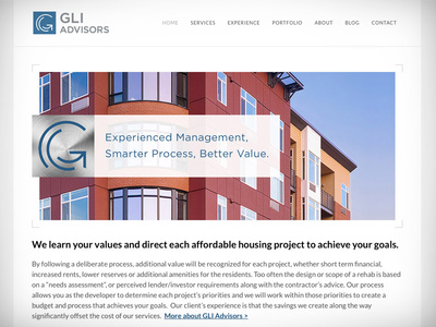 GLI Advisors Website Design