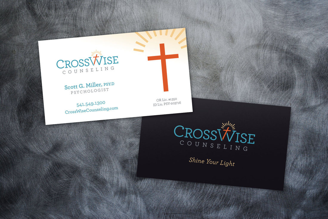 CrossWise Business Card design