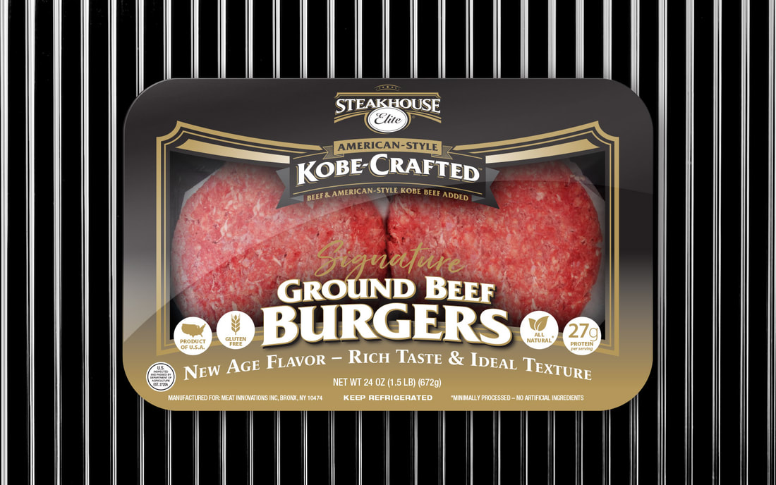 Steakhouse Elite Kobe-Crafted Burger Label