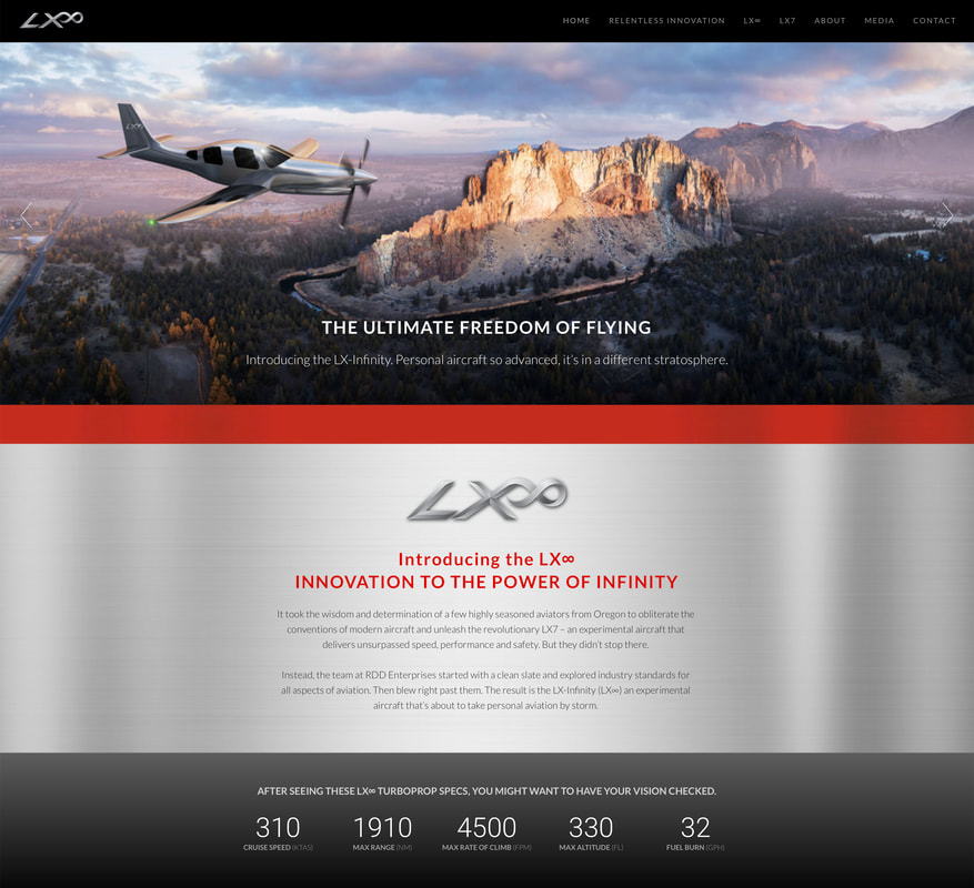 LX Infinity Website Design