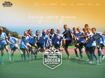 Malibu Soccer Academy Website Design