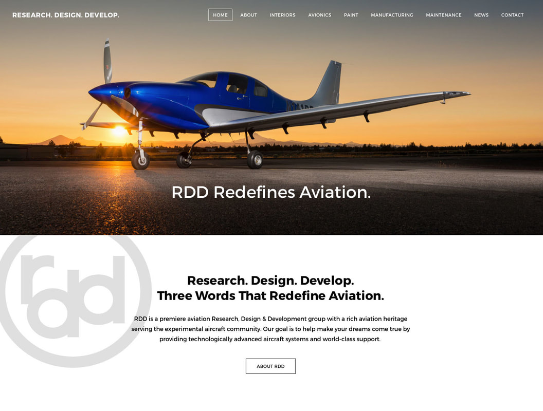 RDD Home Page Design