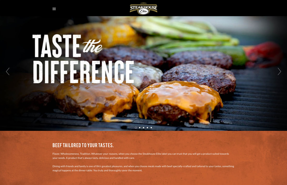 Steakhouse Elite website redesign
