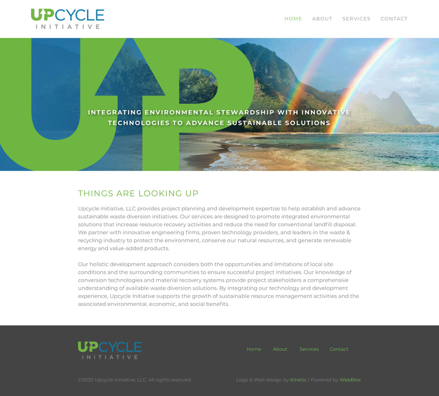 Upcycle Initiative Website Design